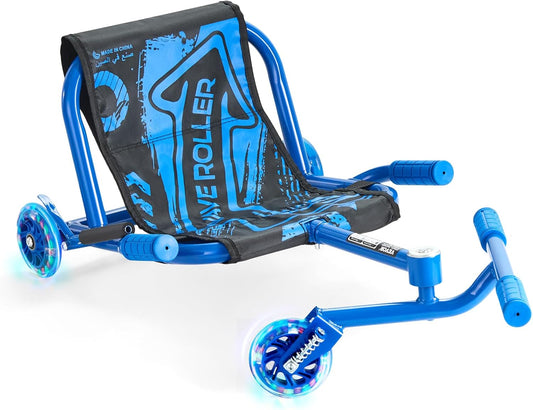 💨 VEVOR Zig-Zag Ride On Scooter | Blue Drifting Toy for Hard Surfaces