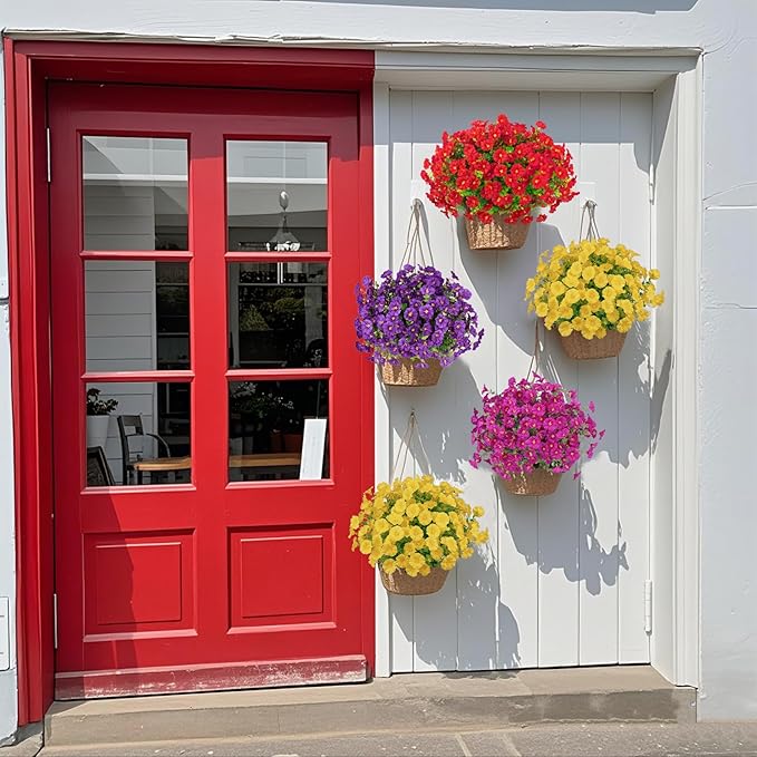 🌸 UV Resistant Colorful Artificial Flower