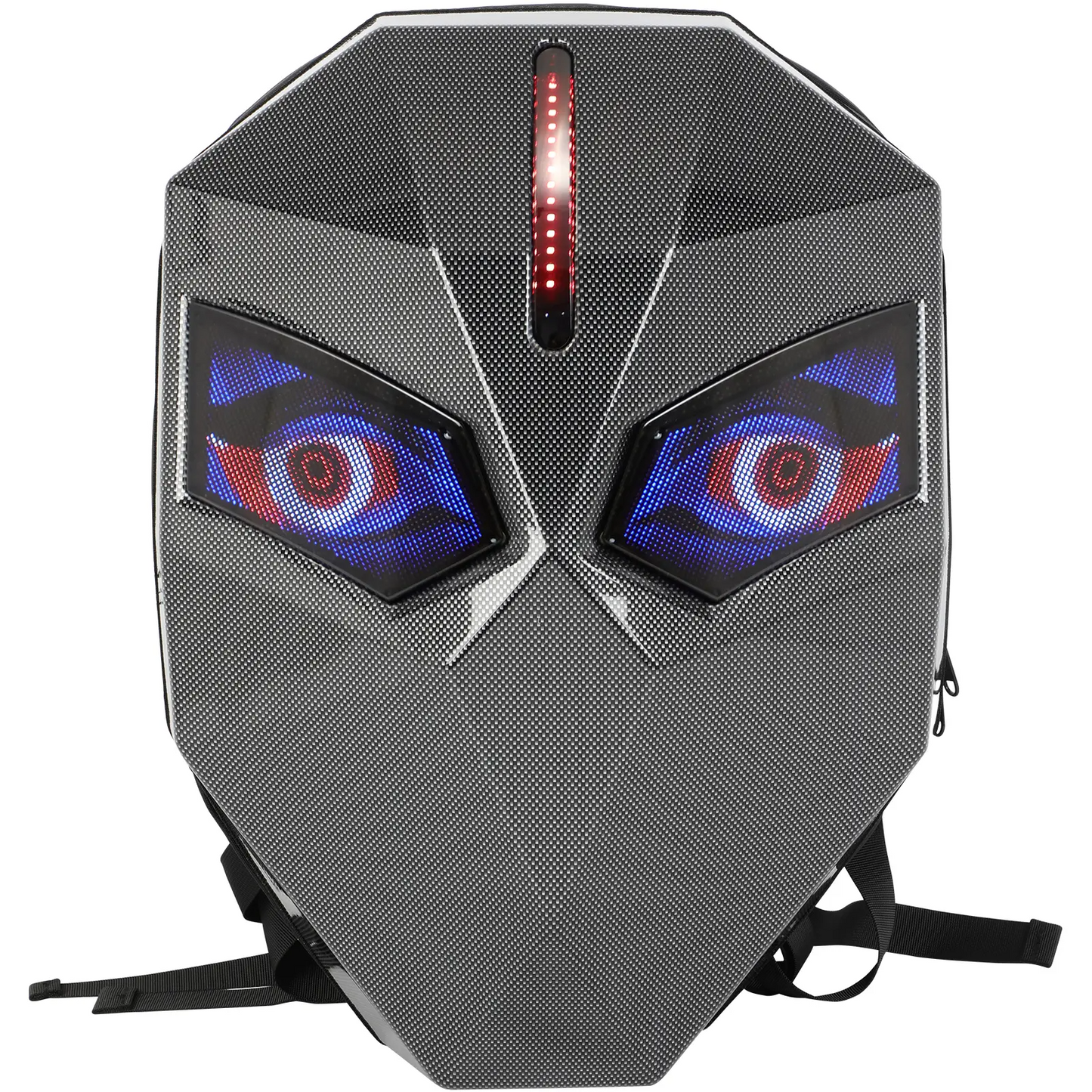 LED Backpack With DIY Programmable Full Color Screen Motorcycle Backpack for Men