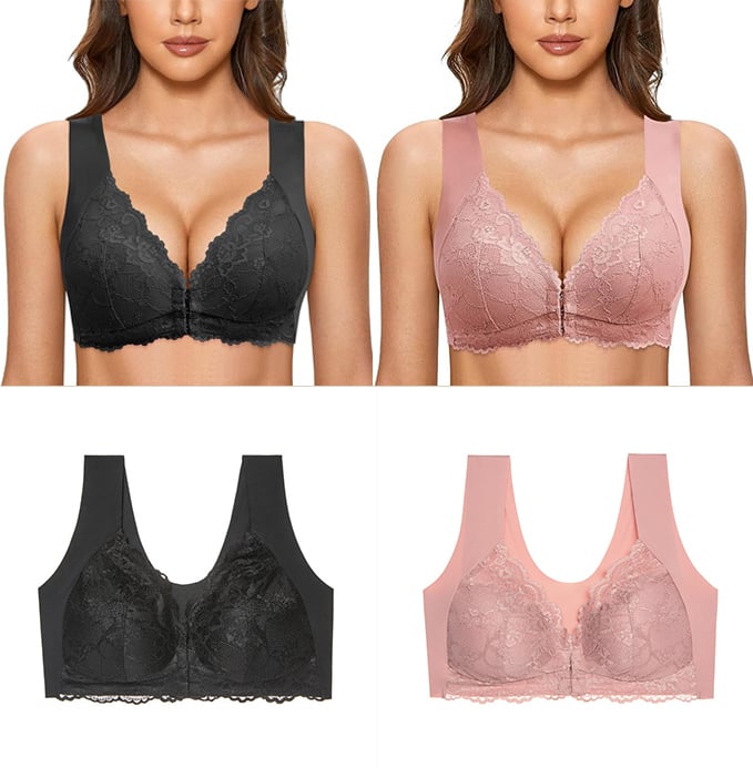 New Year Sale, Only $8.49 Each!🔥Full Coverage Front, Closure Support Bra Comfort & Sleep Bra💖