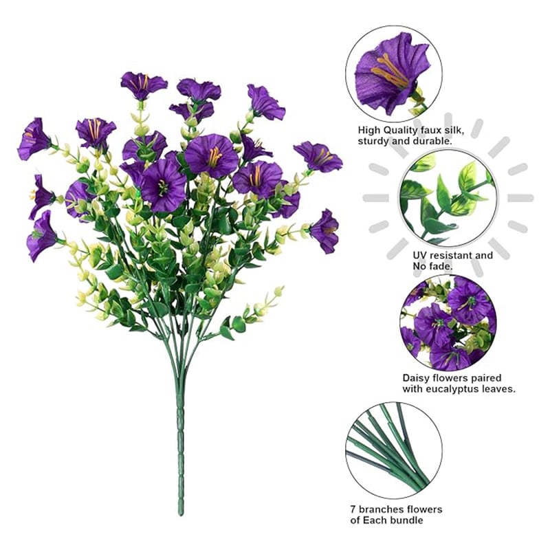 🌸 UV Resistant Colorful Artificial Flower