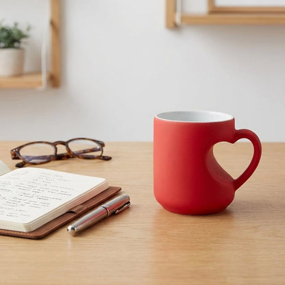 🔥Special Price $29.99 Only Today!!!❤️Heart-shaped Color-changing Ceramic Mug