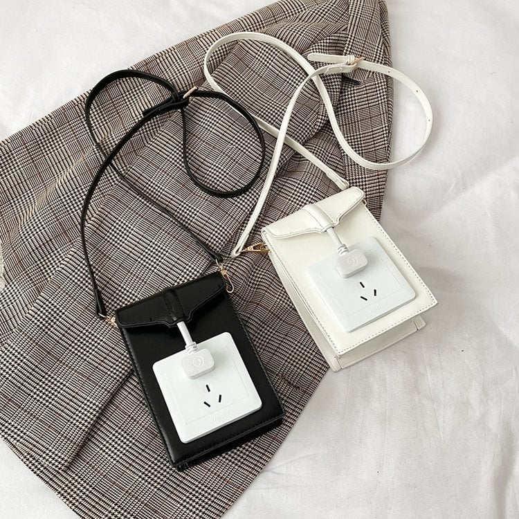 Electric Socket Plug Flap Bags