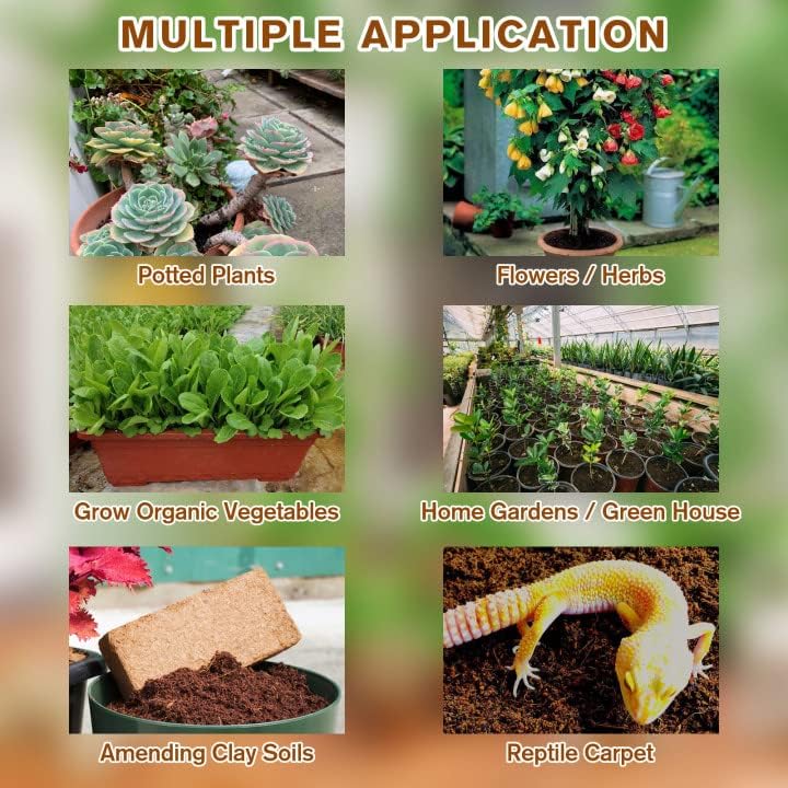 🥥2026  Premium Organic Coconut Coir Bricks for Plants (Collected from Pacific island countries)
