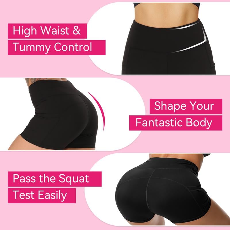 Biker Shorts Women with Pockets