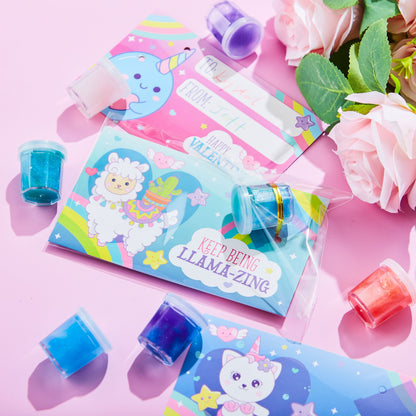 ⏰ Clearance ends in 24 hours! 💥 30 Packs Galaxy Slime With Cards for Kids