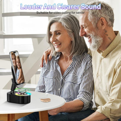 🔥2026 Upgraded Cell Phone Stand with Induction Speaker/Power Bank/Atmosphere Light