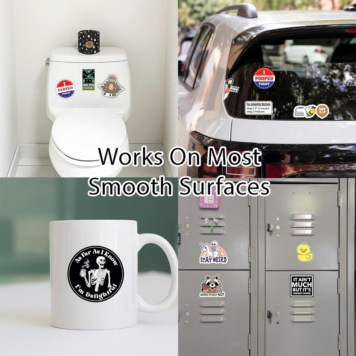 ✨This Week's Special Price $15.99!Set of 130 Pcs Funny Saying Stickers