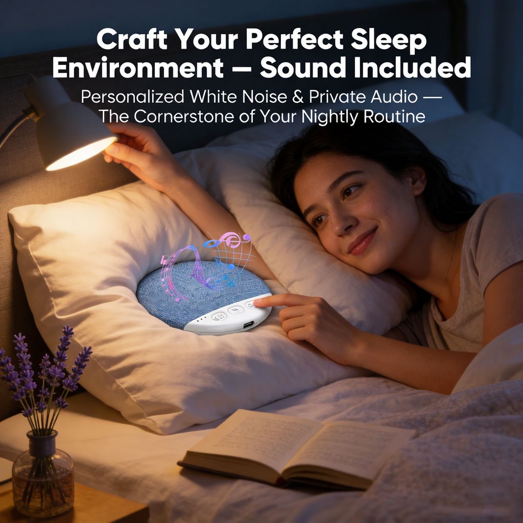⏰49% OFF✨Bluetooth Pillow Speaker – Your Private Sleep Sound Oasis🎧🌙