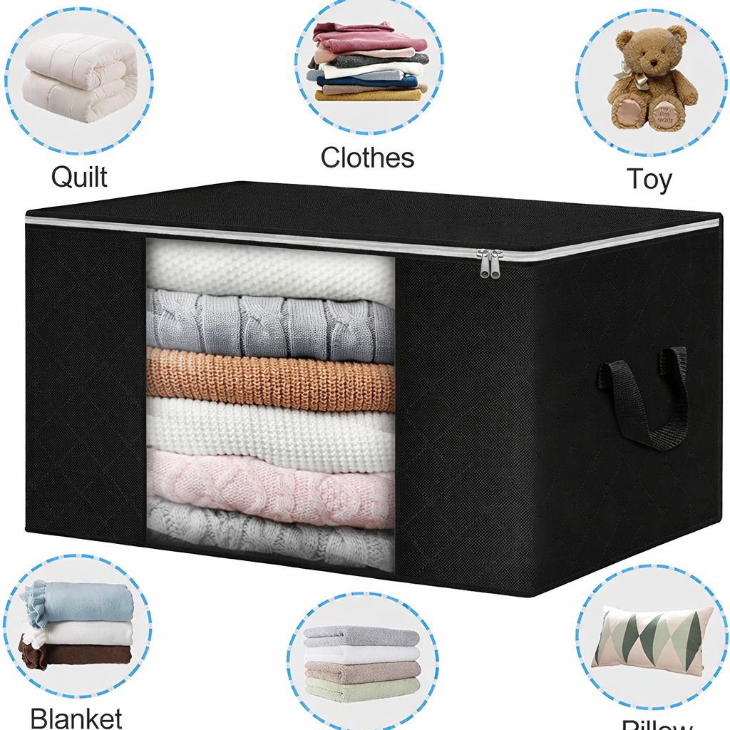 ⏰49% OFF✨4-Pack Foldable Clothes Storage Bags