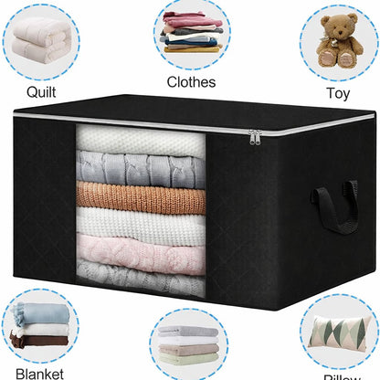 ⏰49% OFF✨4-Pack Foldable Clothes Storage Bags