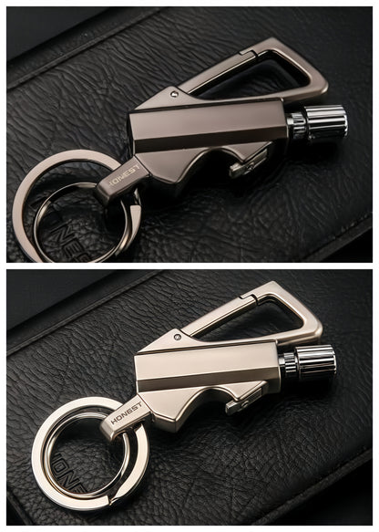 ✨Today 49% OFF - Permanent Match Infinity Lighter with Multitool Keychain Bottle Opener