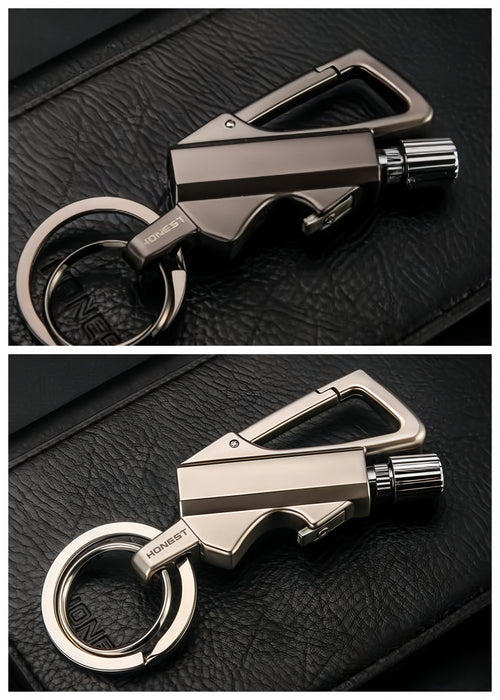 ✨Today 49% OFF - Permanent Match Infinity Lighter with Multitool Keychain Bottle Opener