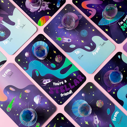 ⏰ Clearance ends in 24 hours! 💥 30 Packs Galaxy Slime With Cards for Kids