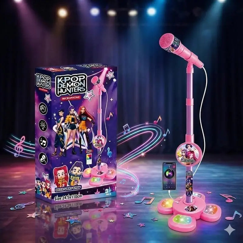 ✨ Kids Microphone Karaoke Machine | Music Toy with Flashing Lights