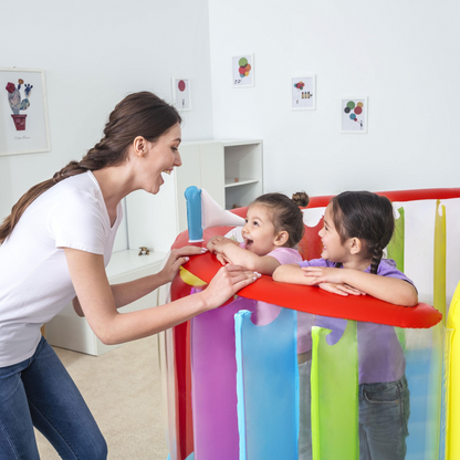 🎉Grand Opening – 50% Off!⏰️  Bestway Bouncetopia Multi-Color Child PVC Bouncer with Built-in Pump