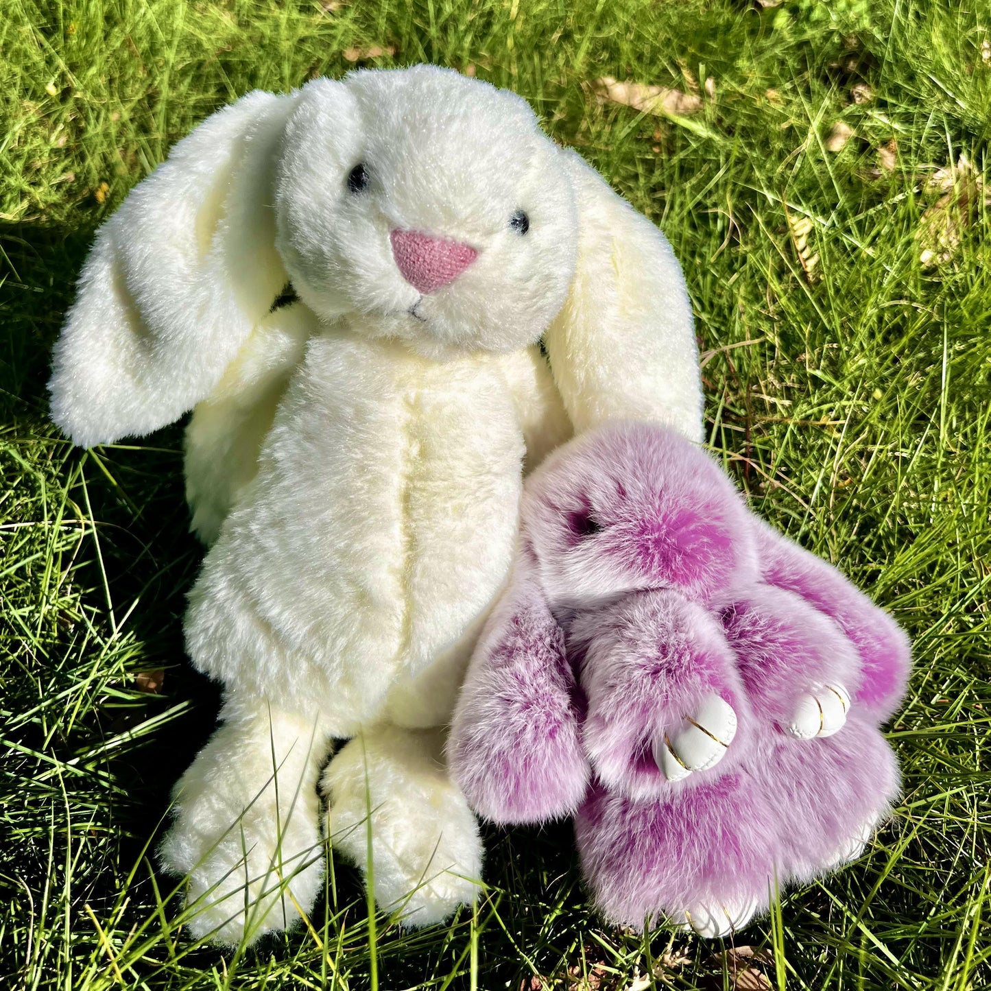 Handmade Plush Bunny Keychain with Metal Tin Box, Gift Options for Birthday Easter