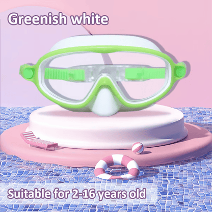 🏊‍♀️ Buy 1 Get 1 Free🏊‍♀️-HD children's large frame waterproof and anti-fog swimming goggles