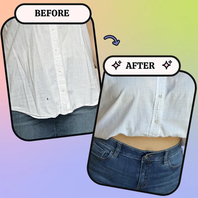 🔥Croptuck-Lightweight Adjustable Strap for Crop Tops, Tucking, Cropping Oversized Tops, Layering✂️👚