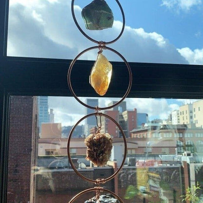 🔥HOT SALE 49% OFF-Raw Crystal 7 Chakra Gemstone Wall Decor