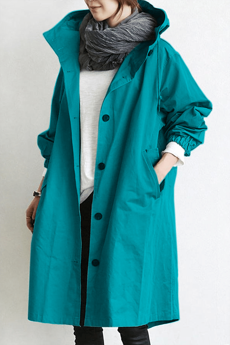 Hooded Trench Coat