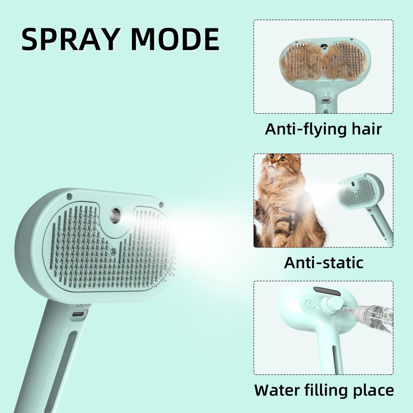 ✨Hot Sale 49% OFF💥Pet Spray Hair Removal Comb🐶