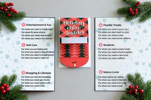 ⏰⚡LAST DAY 60% OFF - 🎅Handmade Christmas gift card booklet ♻️Free PDF Included!