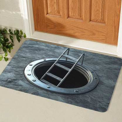🔥Visual Illusion Endless Abyss Pattern HD Printed Non-Slip Doormat😃