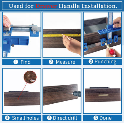 💥TODAY SALE 49% OFF - Woodworking Punch Locator Drill Guide