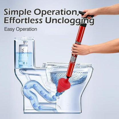 Toilet Clog Remover Tool,Swift High Pressure Drain,for Bathroom,Unclogging Sinks, Kitchen Drains