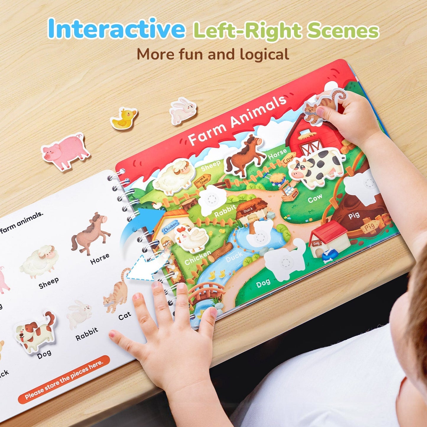 📖 Montessori Preschool Busy Book (15 Themes)