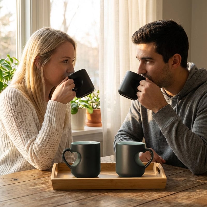 🔥Special Price $29.99 Only Today!!!❤️Heart-shaped Color-changing Ceramic Mug