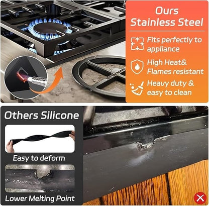 🔥Factory Direct Sale 49% OFF-🎁Retractable Stainless Steel Stove Gap Covers