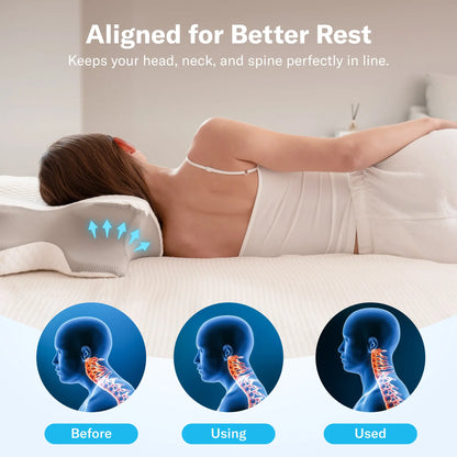 Cervical Memory Foam Pillow | Neck Pain Relief and Support 💤🌙