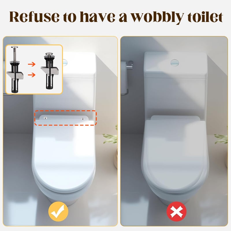 🔥This Week's Special Offer 49% Off - Heavy-Duty Toilet Seat Fastening Bolt Kit
