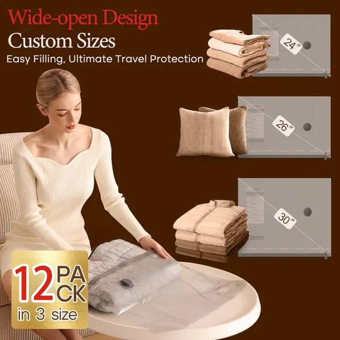 ✨ TODAY 49% OFF🔥 X7 Cordless Travel Vacuum Bag