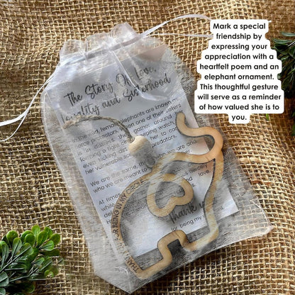 🔥LAST DAY:BUY 5 GET 5 FREE - Elephant Friendship Ornament 🐘✨