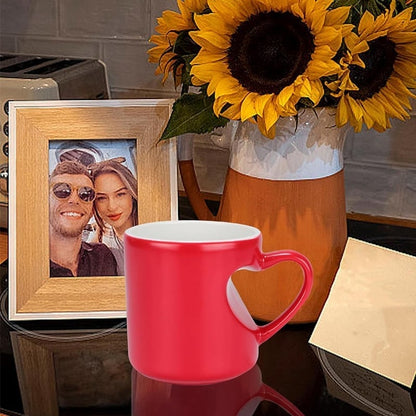 🔥Special Price $29.99 Only Today!!!❤️Heart-shaped Color-changing Ceramic Mug