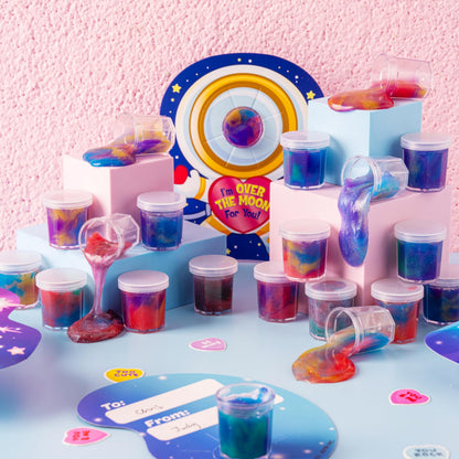 ⏰ Clearance ends in 24 hours! 💥 30 Packs Galaxy Slime With Cards for Kids