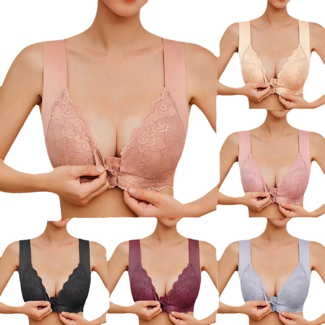 New Year Sale, Only $8.49 Each!🔥Full Coverage Front, Closure Support Bra Comfort & Sleep Bra💖