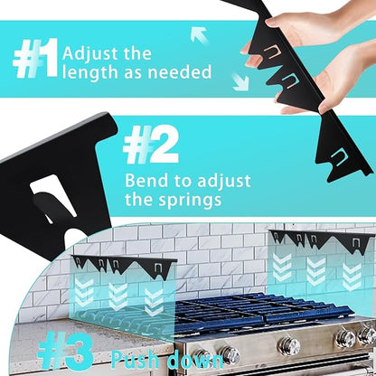 🔥Factory Direct Sale 49% OFF-🎁Retractable Stainless Steel Stove Gap Covers