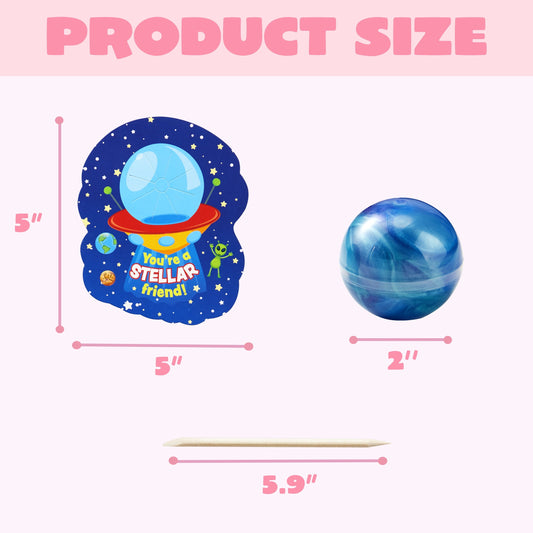 ⏰ Clearance ends in 24 hours! 💥 30 Packs Galaxy Slime With Cards for Kids
