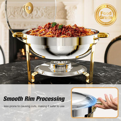 🔥Stainless Steel Chafing Dish Buffet Set ✈️Free Shipping Today!(⏰Stock: 19 left)