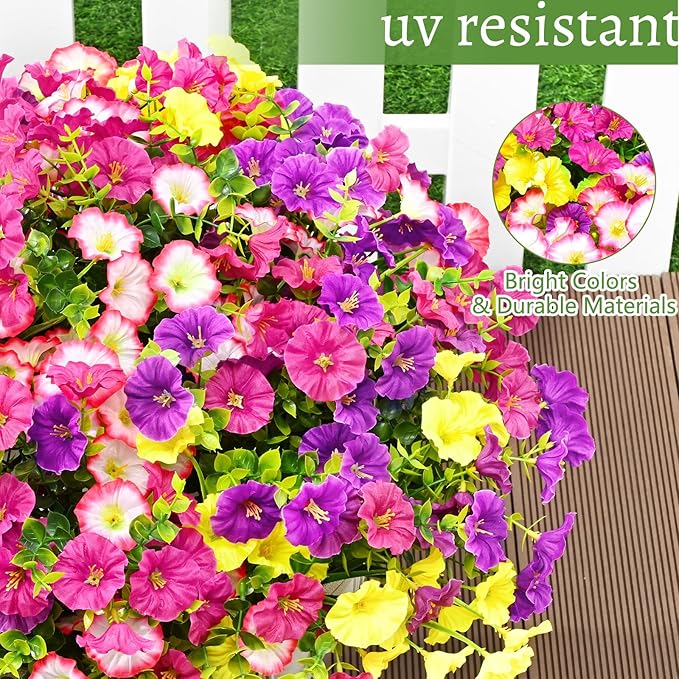 🌸 UV Resistant Colorful Artificial Flower