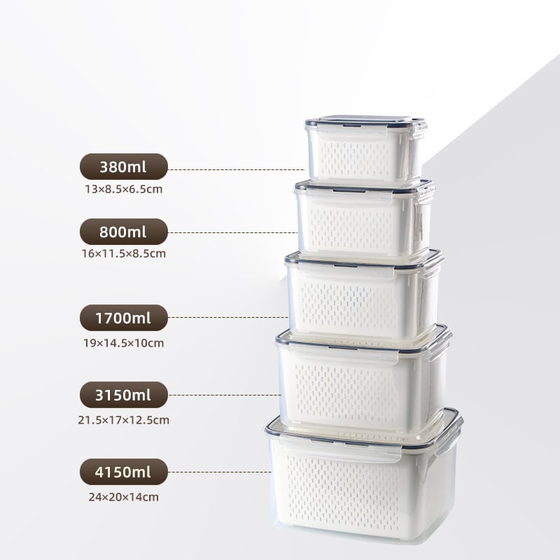 Food Storage Containers for Refrigerator Organization