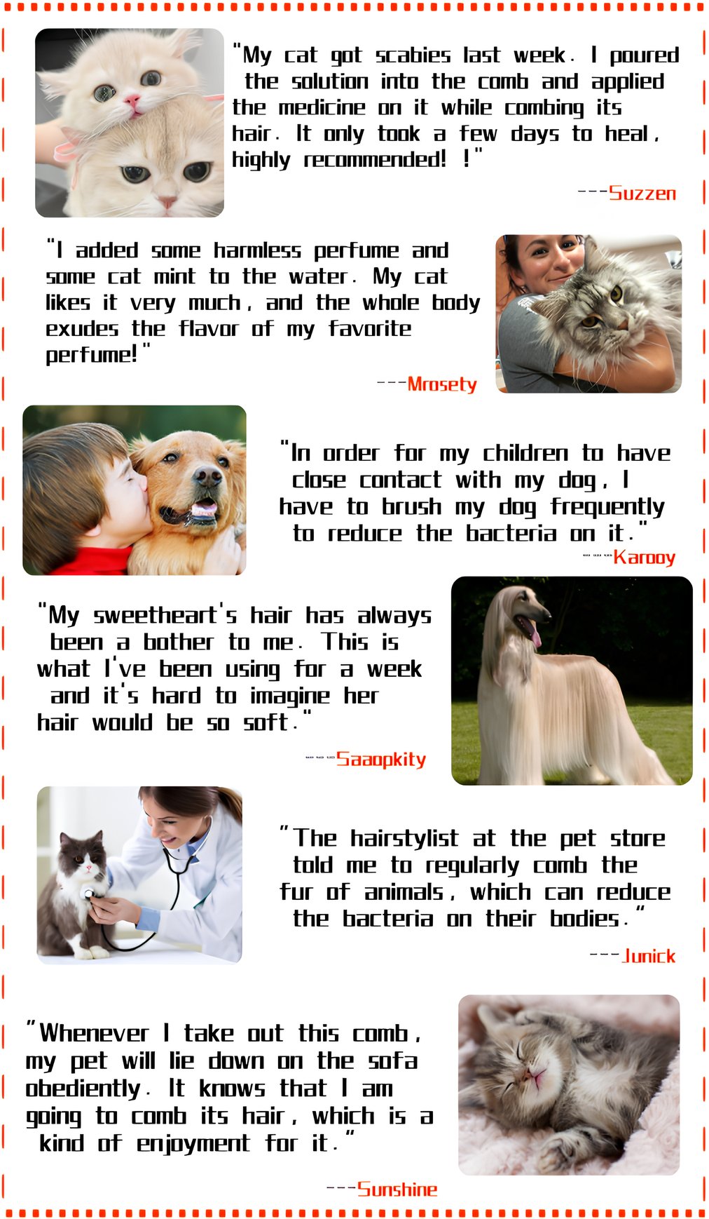 ✨Hot Sale 49% OFF💥Pet Spray Hair Removal Comb🐶