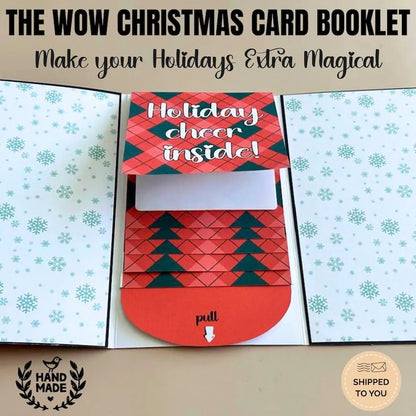 ⏰⚡LAST DAY 60% OFF - 🎅Handmade Christmas gift card booklet ♻️Free PDF Included!