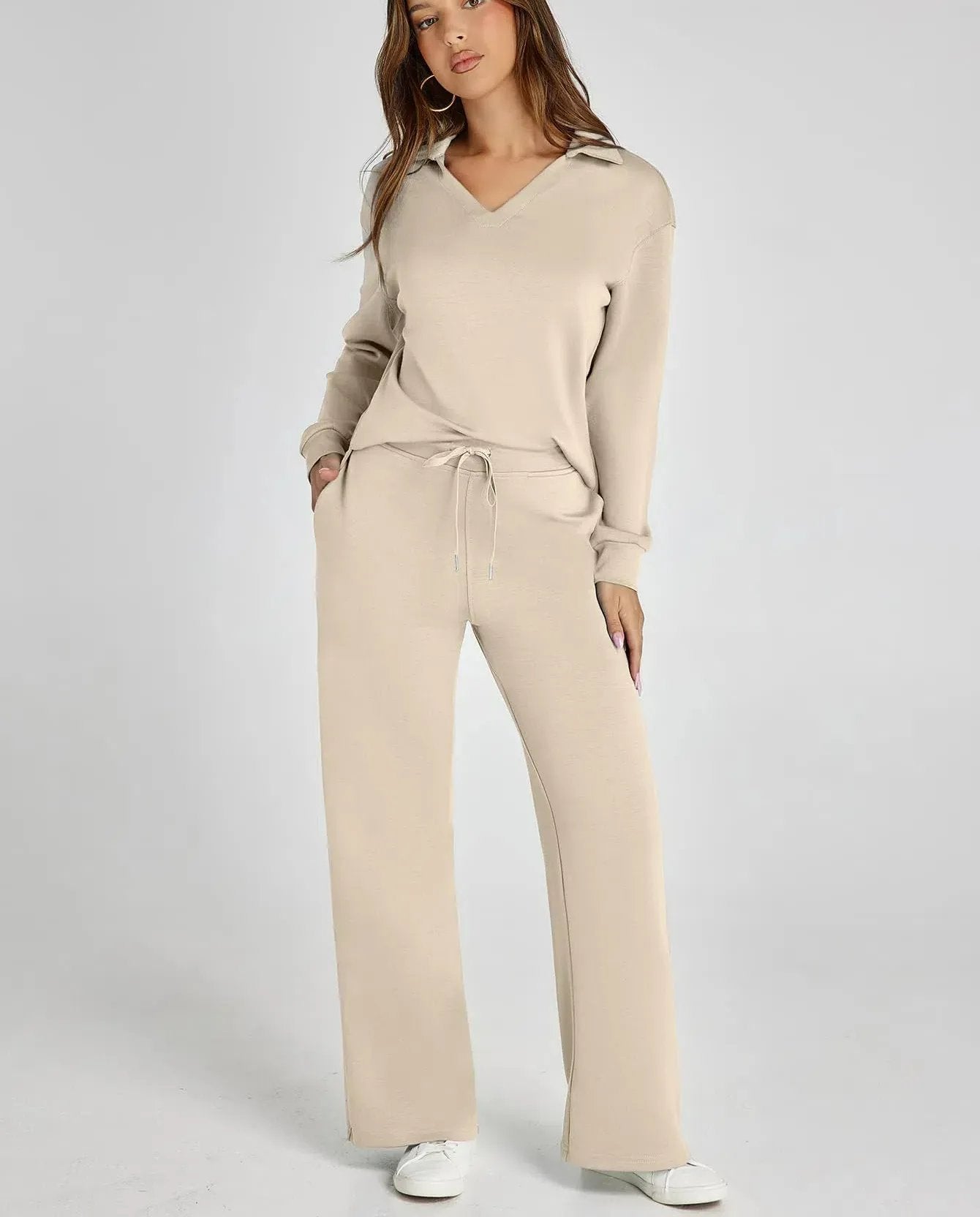 ⏰LAST DAY 60% OFF💥 Women's 2 Piece Sets Outfits Casual Long Sleeve Sweatsuits Sets (🔥Buy 2 Free Shipping)
