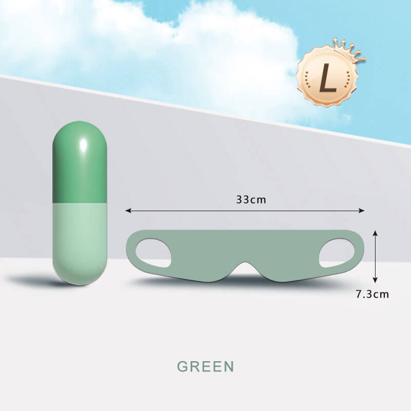 Capsule Storage Blackout Eye Mask with Free Ear Plugs