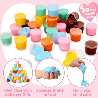 ⏰ Clearance ends in 24 hours! 💥 30 Packs Galaxy Slime With Cards for Kids